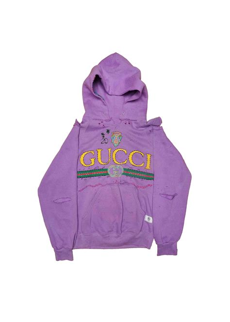 purple gucci hoodie|gucci oversized hoodie.